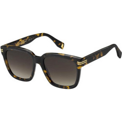 Marc Jacobs MARC1035/S 086/HA Γυναικεία Γυαλιά Ηλίου Τετράγωνα Κοκάλινα Καφέ με Καφέ Degradee Φακό