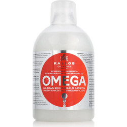 Kallos KJMN Omega Hair Σαμπουάν για Επανόρθωση & Ψαλίδα για Ξηρά & Ταλαιπωρημένα Μαλλιά 1lt