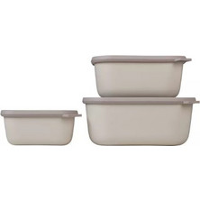 Mepal Cirqula Multi-Bowl Set 3-pcs, nordic white