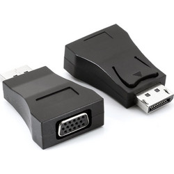 POWERTECH Αντάπτορας DisplayPort (M) σε VGA (F) CAB-DP035, μαύρο