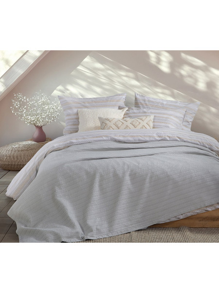 Κουβέρτα Πικέ Υπέρδιπλη Cool Light Grey Nef Nef 220x240 cm