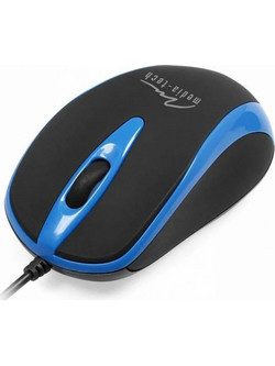 Media-Tech Plano Ενσύρματο Ποντίκι Black Blue