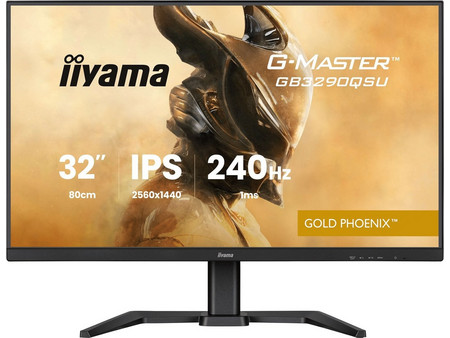 iiyama G-Master GB3290QSU-B1 IPS HDR Gaming Monitor 31.5" 2560x1440 QHD 240Hz 1ms