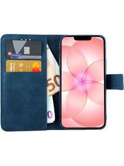 LIME ESSENTIAL ΘΗΚΗ IPHONE 17e 6.1in MAGNET BOOK STAND CLIP DARK BLUE