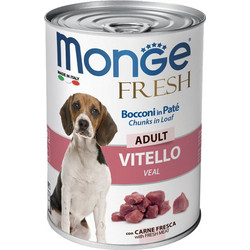 Monge Fresh Adult Pate Veal 400gr