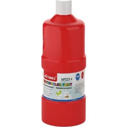 MOTARRO Τέμπερα Ζωγραφικής σε Μπουκάλι 500g - ΚΟΚΚΙΝΟ
