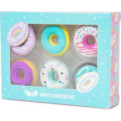 Σετ 6 Αρωματικές Γόμες Yolo Donuts
