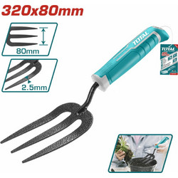 TOTAL Πηρούνα μίνι κήπου μεταλλική 320mm (THFTF38)