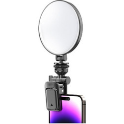 Φωτιστικό Selfie LED Ring Lamp Blavec Aura Mini P-60 για Κινητά Μαύρο N71289