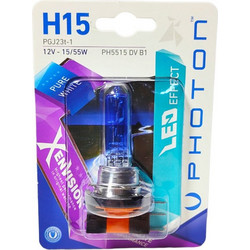 Photon Λάμπες H15 Xenvision Pure White Led Effect 12V 15/55W 1τμχ PGJ23t-1