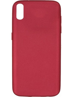 Θήκη Iphone XS Max Silky and Soft Touch Silicone σε Cherry Μπορντό Θήκη πλάτης Σιλικόνη