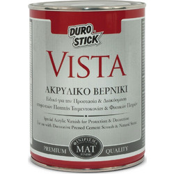 Durostick Vista Βερνίκι Επιφάνειας Πέτρας Διαλύτου Ματ 0.75lt