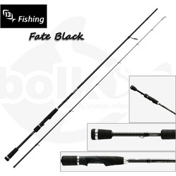 13 Fishing Fate Black Καλάμι Ψαρέματος για Spinning / LRF / Heavy Casting Carbon Δίσπαστο 2.44m 5-20gr