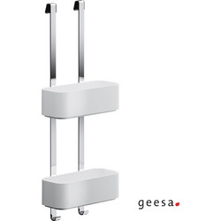 ΜΠΟΥΚΑΛΟΘΗΚΗ ΔΙΠΛΗ 25x11,5 - H65 εκ. FRAME GEESA WHITE MATT