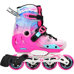 Micro LE Inline Αυξομειούμενα Rollers Παιδικά Ροζ