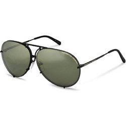 Porsche Design P8478 D Ανδρικά Γυαλιά Ηλίου Aviator Μεταλλικά Μαύρα με Γκρι Polarized Φακό