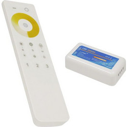 Ασύρματο LED Dimmer με Χειριστήριο Αφής 2.4G RF CCT 2 Χρωμάτων για Ένα Group 12v (144w) - 24v (288w) DC GloboStar 04040