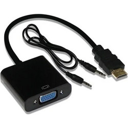 Inca IHTVJ-7TS Μετατροπέας HDMI male σε USB-A / VGA female Λευκό