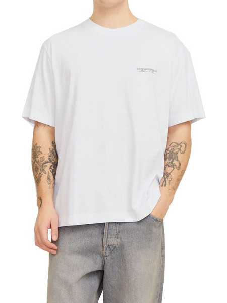 T-SHIRT JACK - JONES JORISLINGTON 12273640 ΛΕΥΚΟ