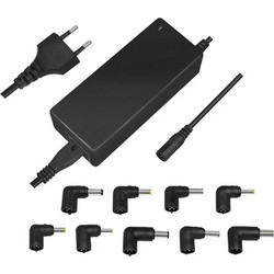 LogiLink Φορτιστής Laptop 90W 20V 4.9A με Αποσπώμενο Καλώδιο Τροφοδοσίας & Σετ Βυσμάτων PA0215