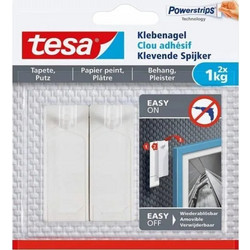 Tesa Αυτοκόλλητη Ταινία Λευκή 1mx2mm 2τμχ 77773-00000-01 4042448340474