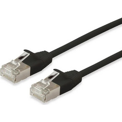 Equip F/FTP Cat.6a Καλώδιο Δικτύου Ethernet 2m Black