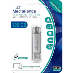 MediaRange MR938 128GB USB Stick 3.2 Gen 1 με USB-A & USB-C