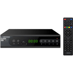 ESPERANZA ψηφιακός δέκτης EV106R, DVB-T2, Full HD, MPEG-4, H.265/HEVC, με PVR EV106R