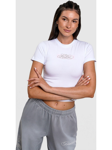 Hoodrich Mono Γυναικείο T-Shirt HW03260226 White/Festival Bloom/Silver