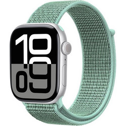 Crong Nylon - Sport Band For Apple Watch 38/40/41/42 Mm (Atlantic Green) - (CRG40NLBAGN)