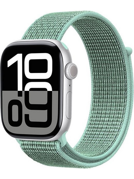 Crong Nylon - Sport Band For Apple Watch 38/40/41/42 Mm (Atlantic Green) - (CRG40NLBAGN)