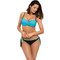 Marko Bikini Set Strapless Μαύρο Τιρκουάζ M-533-129750 Marko Bikini Set Strapless Μαύρο Τιρκουάζ M-533-129750