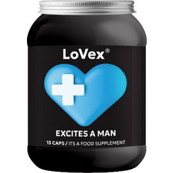 LoVex Caps Φυσική Ενίσχυση Ανδρικής Απόδοσης 15Caps