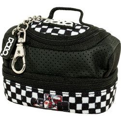 Polo Clip & Zip Mini Κλειδοθήκη-Πορτοφόλι Μαύρο/Γκρι 9-27-006-8473