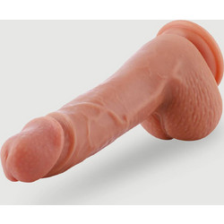 Ομοίωμα Πέους Σιλικόνης Για Hismith Sex Machines KlicLok Silicone Realistic Dildo 20 cm - Φυσικό Χρώμα