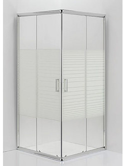 Crown 4000N Καμπίνα Τετράγωνη 90x90 Σεριγραφάτο Κρύσταλλο 461293