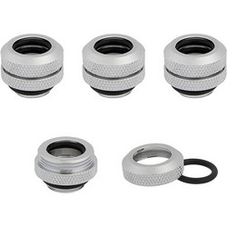 CORSAIR HYDRO X FITTING HARD XF STRAIGHT CHROME 4-PACK (12MM OD COMPRESSION)