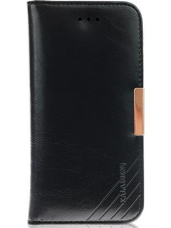 KALAIDENG CASE ROYALE II SAMSUNG NOTE 5 N900 NATURAL LEATHER BLACK