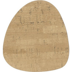 Next σετ 6 σουβέρ ECOLEATHER 2 όψεων 11x11εκ. cork μπεζ . Δυνατότητα εκτύπωσης