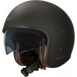 Garibaldi G03X Fiberglass Matt Black Κράνος Μηχανής Jet 1000gr