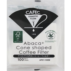 Χάρτινα Φίλτρα Pour Over Καφέ Cafec 1 Cup APC1-100W