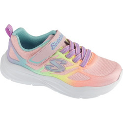 Skechers Power Jams Παιδικά Sneakers με Φωτάκια Ροζ Πολύχρωμα 303503L-LPMT