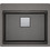 Franke Mythos Kubus 2 Pro KNG 610-53 Ένθετος Νεροχύτης Γρανίτη Ματ Stone Grey 59x51cm
