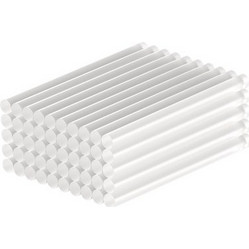 GOOBAY GOOBAY ράβδοι σιλικόνης 77853, Φ11mm x 200mm, διάφανο, 50τμχ