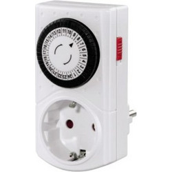 HAMA 121950 MINI MECHANICAL DAILY TIMER WHITE