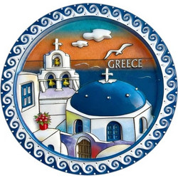 Tουριστικό μαγνητάκι Souvenir - Σετ 12pcs - Greece - 678530