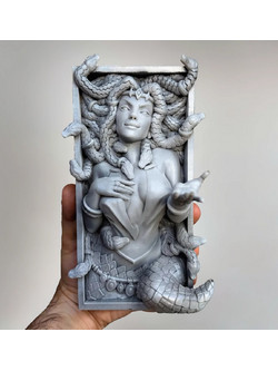 Φιγούρα Book Nook Collection Gorgon Medusa 3D εκτυπωμένη