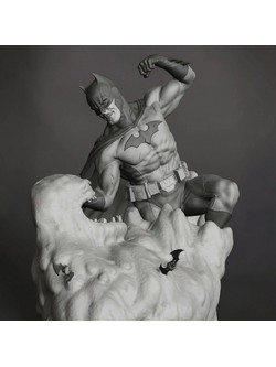 Φιγούρα Batman and Clayface 3D 3D εκτυπωμένη