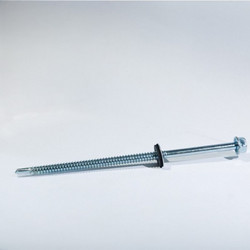 DIN7504-K ΛΑΜ/ΒΙΔ ΑΥΤΟΔ 6,3x150 ΓΑΛΒ ΜΕ ΡΟΔ EPDM 165-90042 - Eurolamp