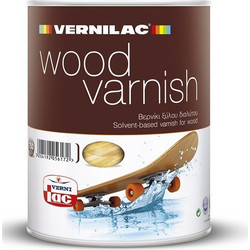 Vernilac Wood Varnish 601 Βερνίκι Επιφάνειας Ξύλου Διαλύτου Gloss Αγριοκερασιά 0.75lt